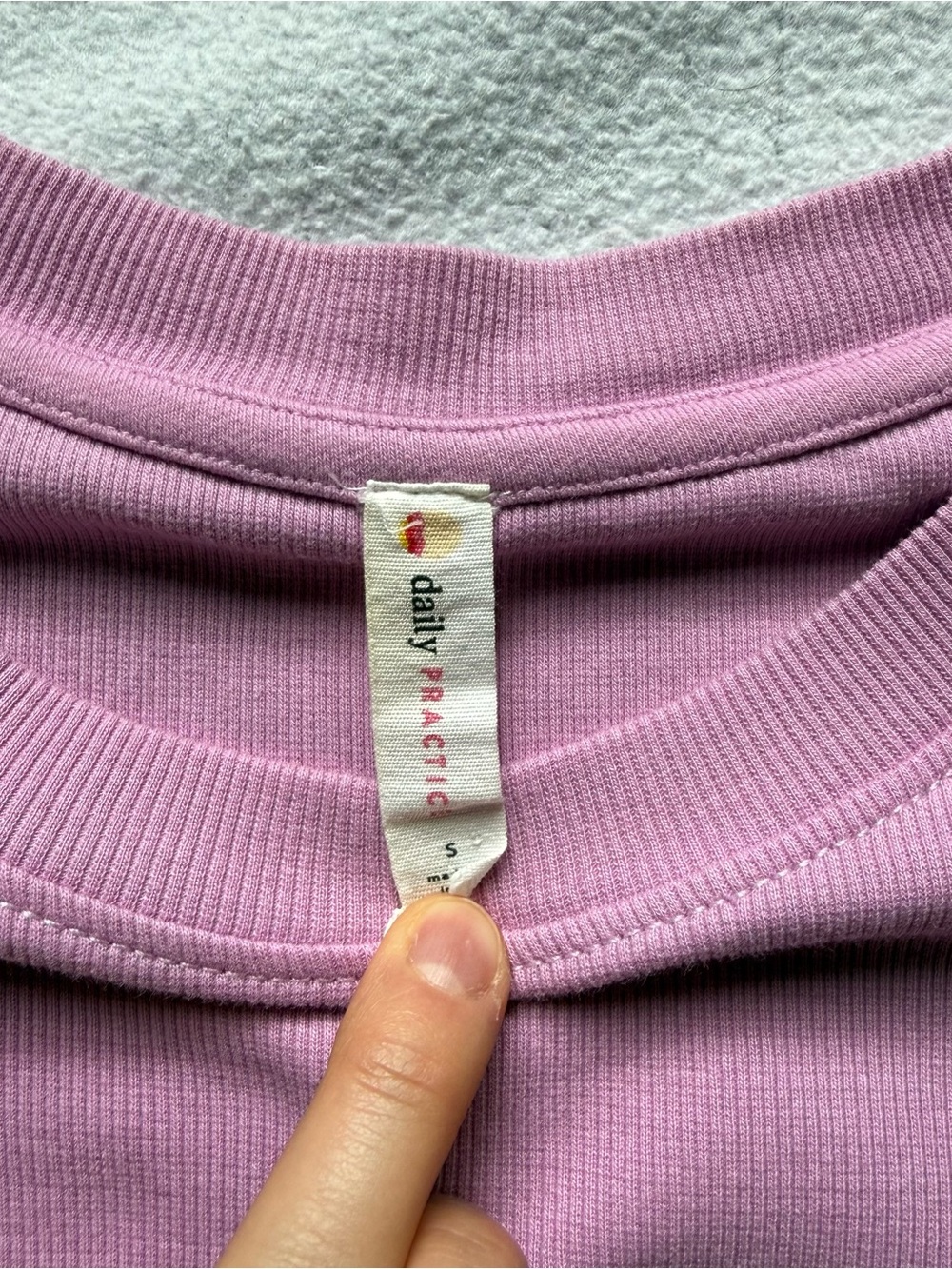 Anthropologie Daily Practice Short Sleeve Pink Purple Drawstring Mini Dress - Picture 4 of 6